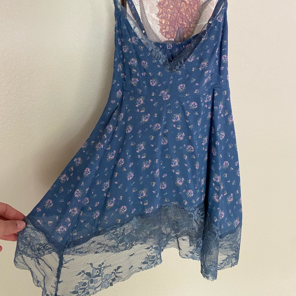 Lacy baby doll blouse